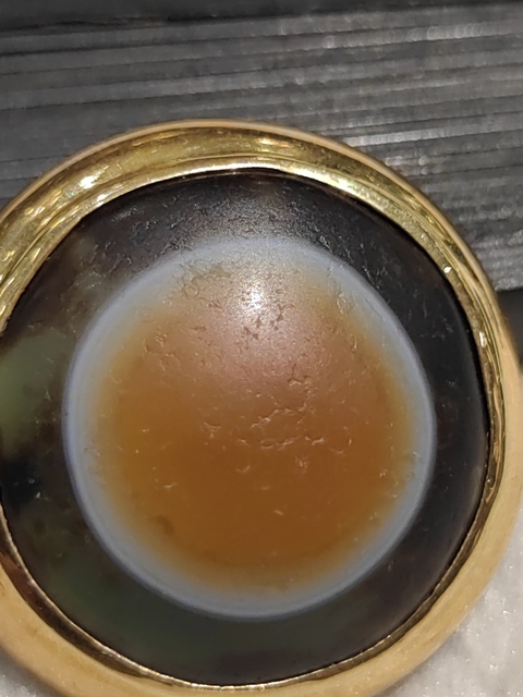 古玩玉器瑪瑙素紋飾件真品鑒賞圖
