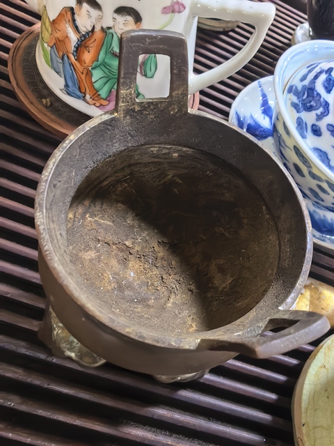 古玩銅器銅爐真品鑒賞圖