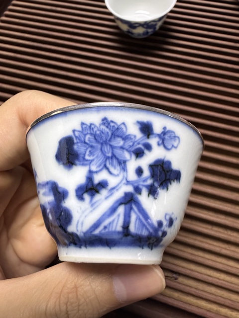 古玩陶瓷青花杯真品鑒賞圖