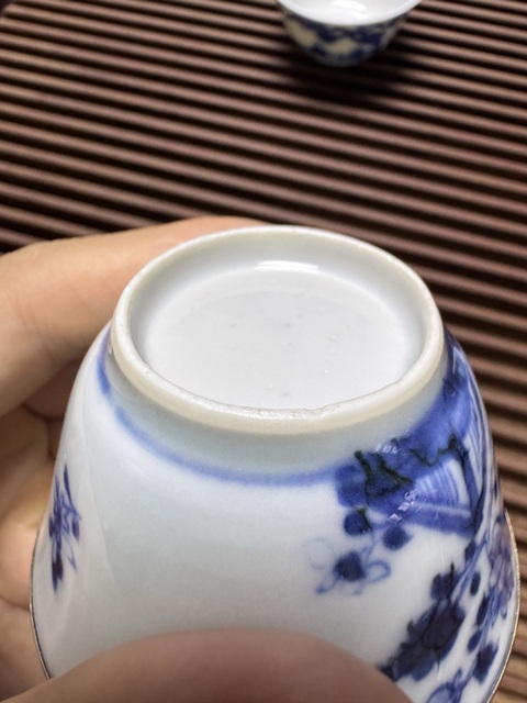 古玩陶瓷青花杯真品鑒賞圖