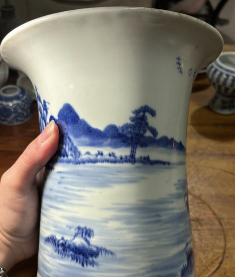 古玩陶瓷鳳尾尊標(biāo)本真品鑒賞圖