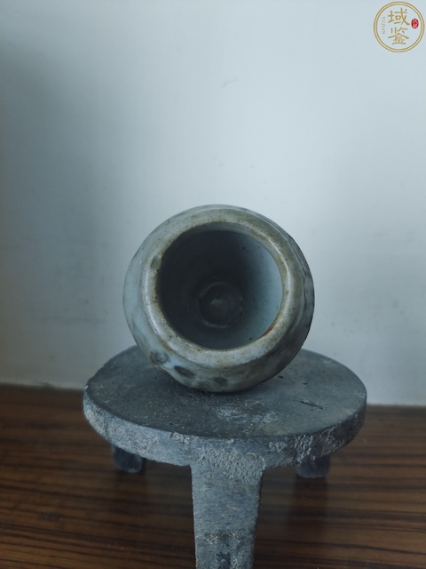 古玩陶瓷明代水盂真品鑒賞圖