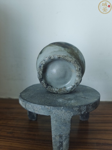 古玩陶瓷明代水盂真品鑒賞圖