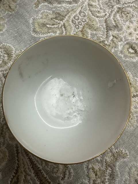 古玩陶瓷清光緒 黃地綠竹碗真品鑒賞圖