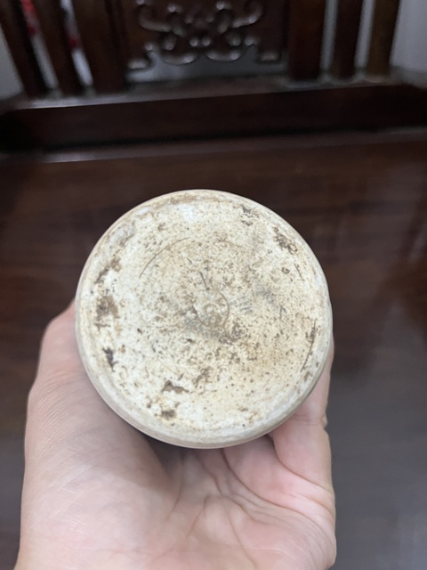 古玩陶瓷順治山水紋青花一筒瓶拍賣，當前價格7000元