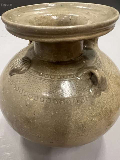 古玩陶瓷越窯青瓷羊真品鑒賞圖