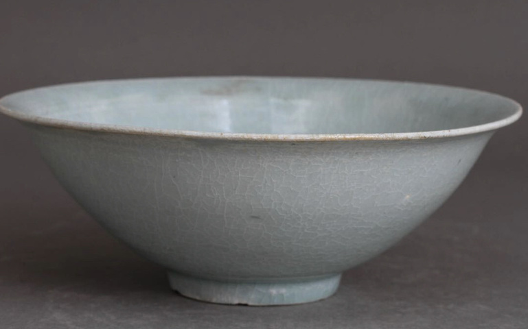 古玩陶瓷青白釉刻花大碗真品鑒賞圖