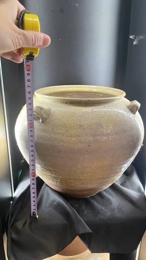 古玩陶瓷青瓷四系罐真品鑒賞圖