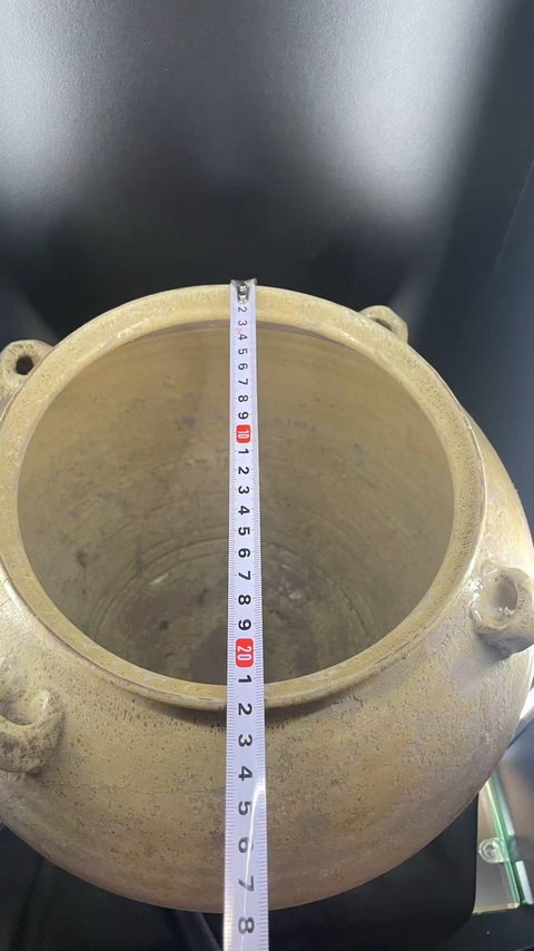 古玩陶瓷青瓷四系罐真品鑒賞圖
