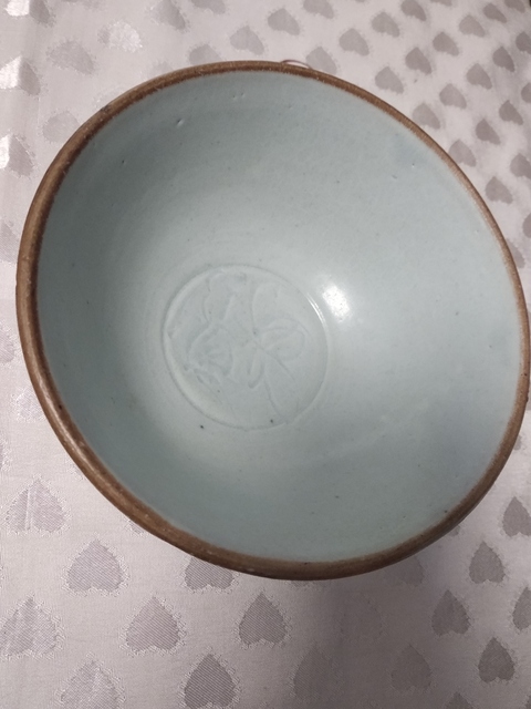 古玩陶瓷青白釉刻花大碗真品鑒賞圖