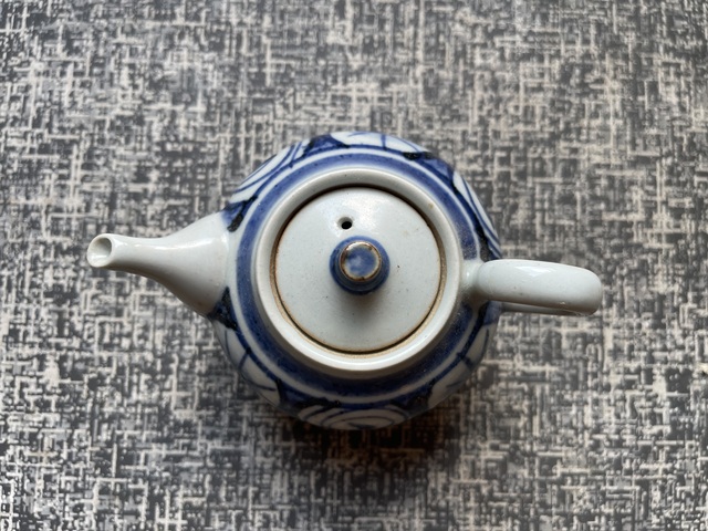 古玩陶瓷青花執壺真品鑒賞圖