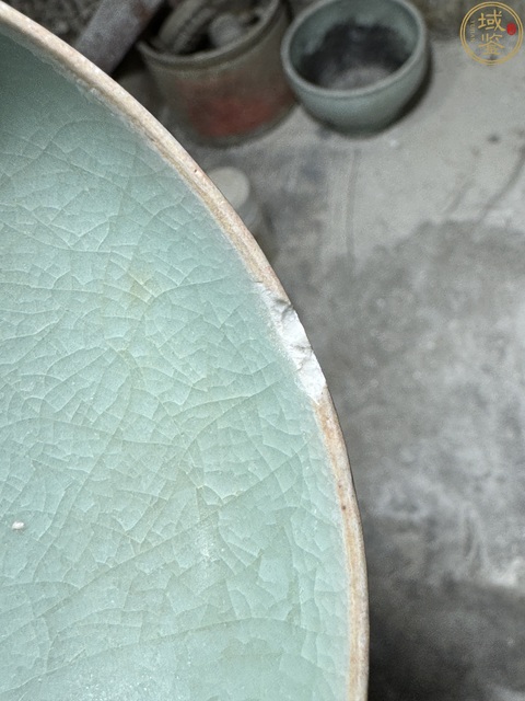 古玩陶瓷龍泉窯直口盞真品鑒賞圖