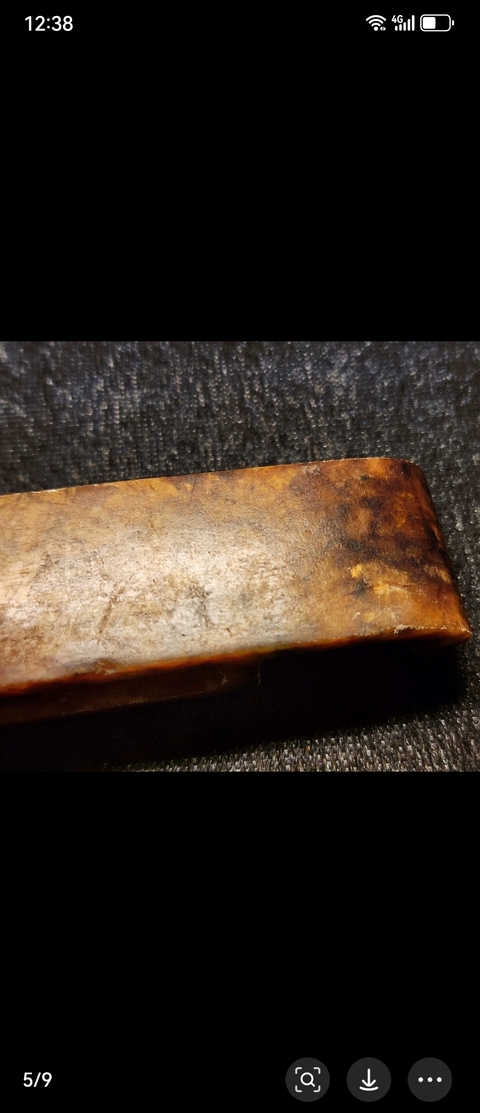 古玩玉器地方料劍璏真品鑒賞圖