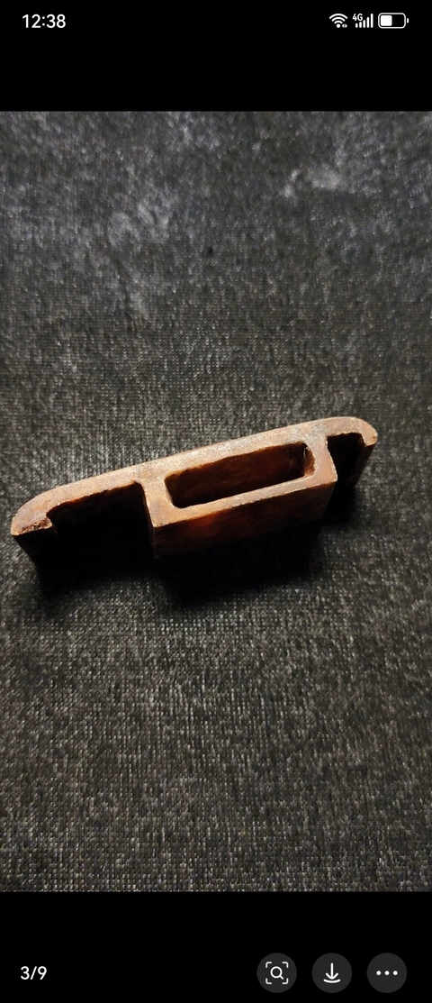 古玩玉器地方料劍璏真品鑒賞圖