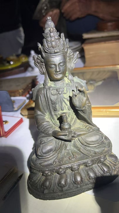 古玩銅器造像真品鑒賞圖
