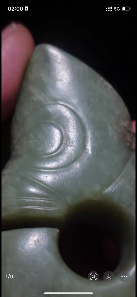 古玩玉器做舊仿“紅山文化”玉豬龍真品鑒賞圖