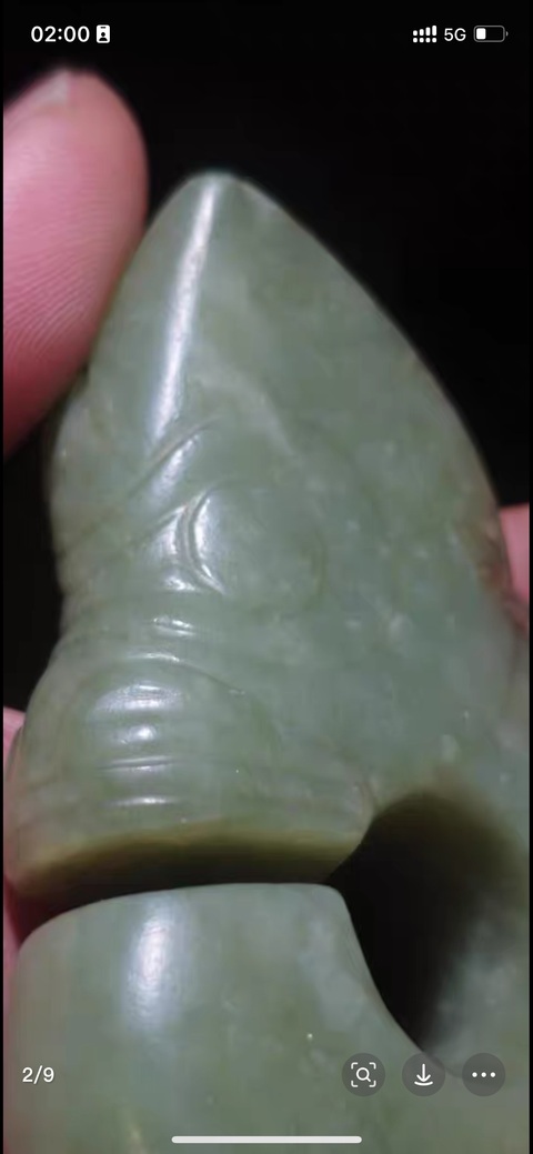 古玩玉器做舊仿“紅山文化”玉豬龍真品鑒賞圖