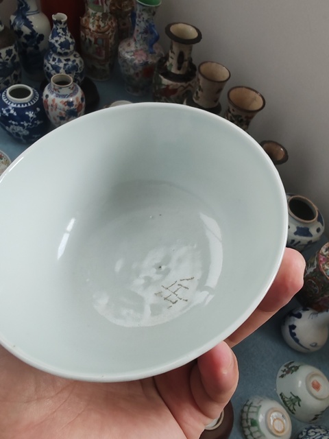 古玩陶瓷晚清青花人物故事碗拍賣,當前價格580元