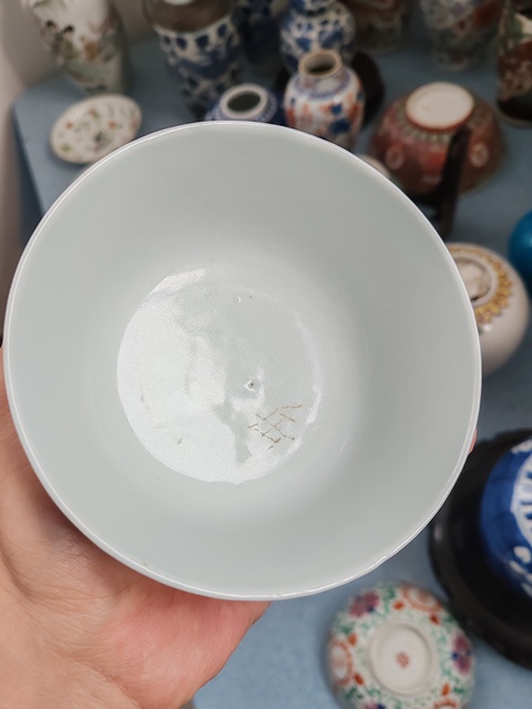 古玩陶瓷晚清青花人物故事碗拍賣,當前價格580元