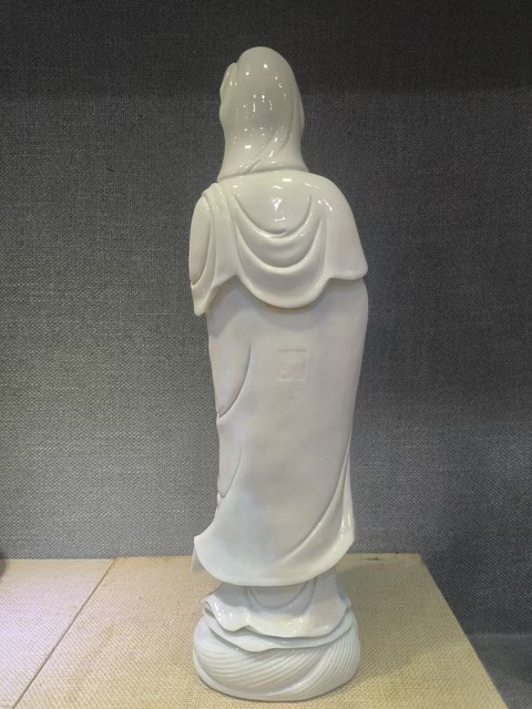 古玩陶瓷白釉瓷塑真品鑒賞圖