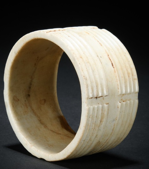 古玩玉器仿古玉琮真品鑒賞圖