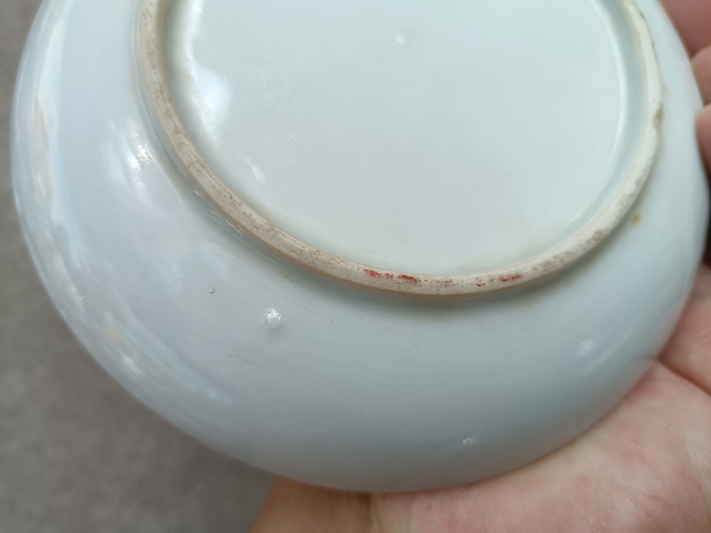 古玩陶瓷五彩描金盤真品鑒賞圖