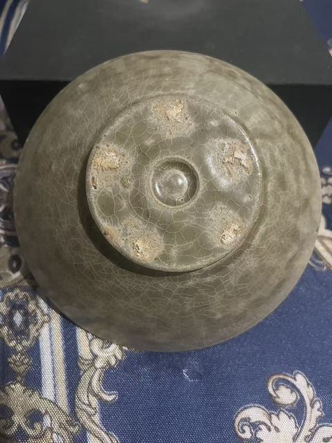 古玩陶瓷越窯玉璧底盞真品鑒賞圖