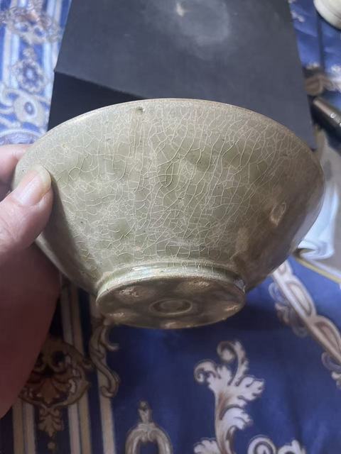 古玩陶瓷越窯玉璧底盞真品鑒賞圖