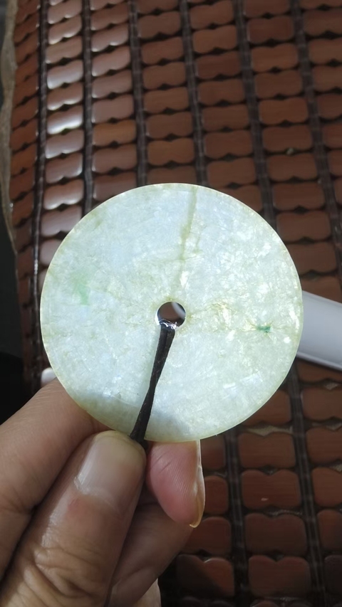 古玩玉器八卦紋壁真品鑒賞圖