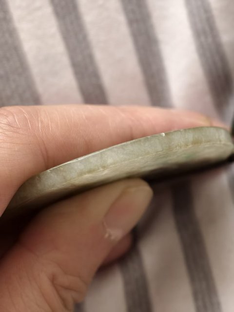 古玩玉器八卦紋壁真品鑒賞圖