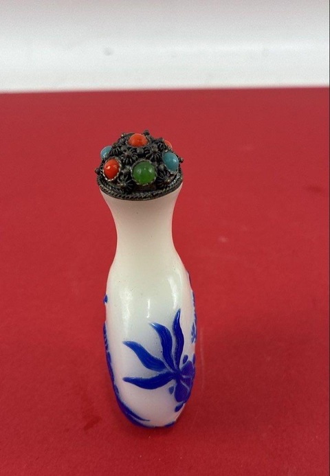 古玩雜項套料鼻煙壺真品鑒賞圖