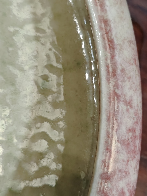 古玩陶瓷豇豆紅釉洗拍賣，當前價格8000元