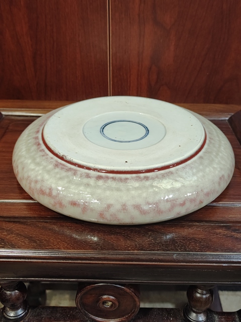 古玩陶瓷豇豆紅釉洗拍賣，當前價格8000元