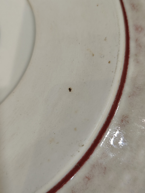 古玩陶瓷豇豆紅釉洗拍賣，當前價格8000元