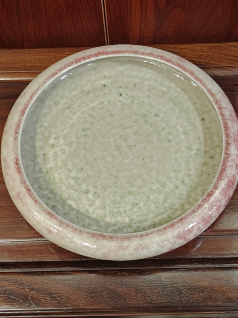 古玩陶瓷豇豆紅釉洗拍賣，當前價格8000元