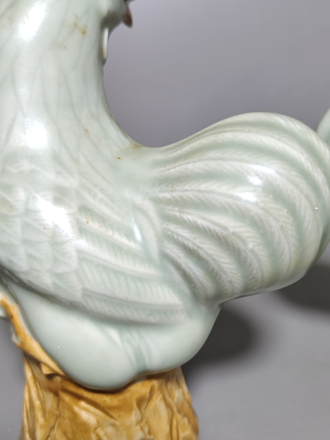 古玩陶瓷大雞塑像真品鑒賞圖