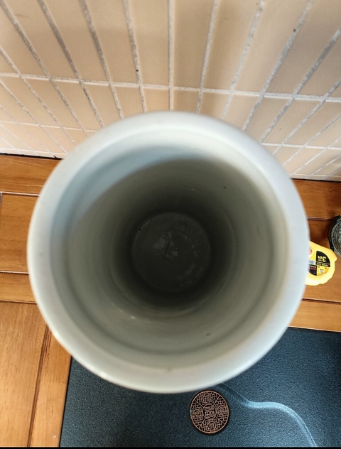 古玩陶瓷油粉彩人物故事紋帽筒真品鑒賞圖