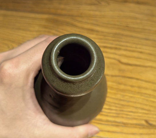 古玩陶瓷元茶葉末釉蒜頭瓶拍賣,當前價格3500元