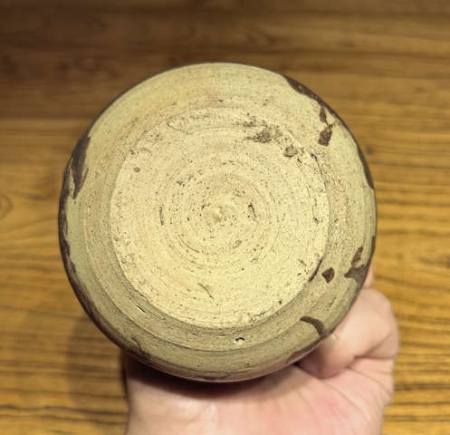 古玩陶瓷元茶葉末釉蒜頭瓶拍賣,當前價格3500元