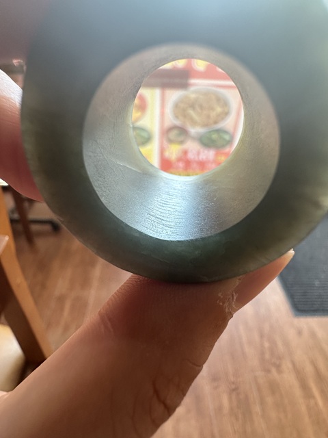 古玩玉器老玉扳指真品鑒賞圖