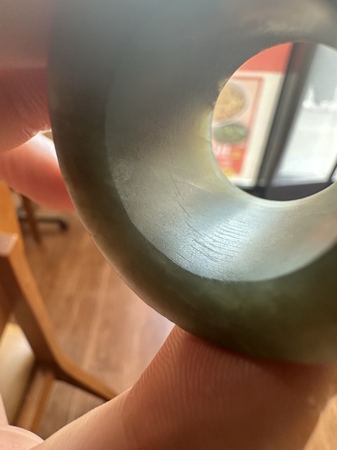 古玩玉器老玉扳指真品鑒賞圖