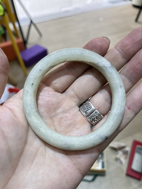 古玩玉器玉鐲子真品鑒賞圖