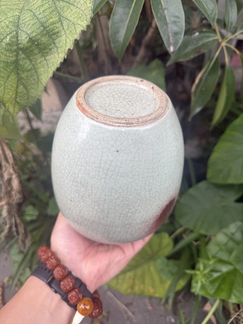 古玩陶瓷釉里紅罐真品鑒賞圖