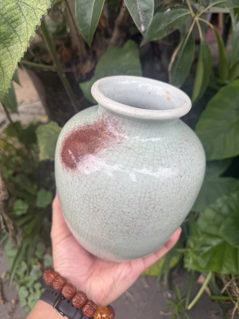 古玩陶瓷釉里紅罐真品鑒賞圖