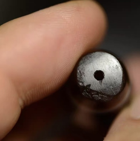 古玩玉器纏絲瑪瑙珠真品鑒賞圖