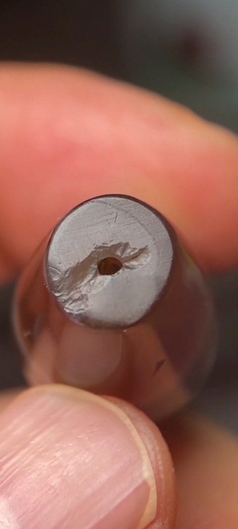 古玩玉器纏絲瑪瑙珠真品鑒賞圖