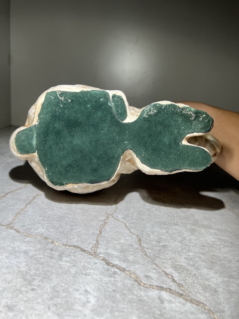 古玩陶瓷哥釉玉兔擺件真品鑒賞圖