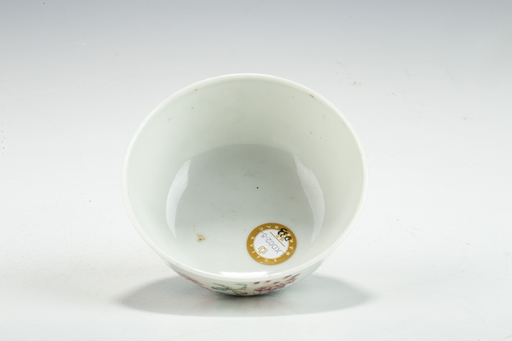 古玩陶瓷民國·粉彩花卉紋小碗一對拍賣，當前價格564元