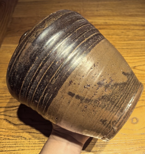 古玩陶瓷雙色釉梅瓶真品鑒賞圖