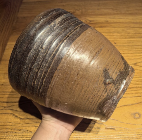 古玩陶瓷雙色釉梅瓶真品鑒賞圖